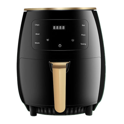 เครื่องปรุงอากาศลึกแบบดิจิทัลไฟฟ้าสําหรับการปรุงไก่ที่สุขภาพดี 6L ที่วอลเตจ V 111V-240V