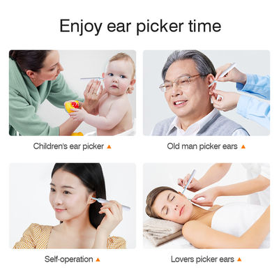 เครื่องกําจัดหูด้วยไฟฟ้า พร้อมกล้อง Otoscope ไร้สาย และแบตเตอรี่ที่สามารถชาร์จใหม่ได้