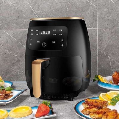 4.5L 6L เซลเวอร์ครสต์ แอร์ฟรย์เกอร์โดยไม่มีน้ํามัน ความลับของอาหารอร่อยและสุขภาพดี