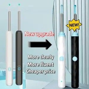 ชุดกําจัดเทียมหูสําหรับทําความสะอาดครัวเรือน พร้อมกล้องและแสง 1296P Otoscope Ear Cleaner
