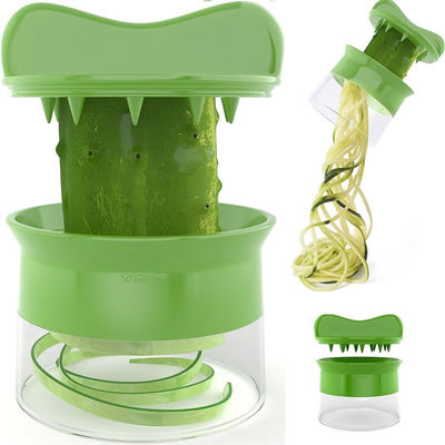 Spiralizer ชุดตัดผัก Julienne ขนาดใหญ่และละเอียด 3 ใน 1 เครื่องตัดผักมือสําหรับส้ม