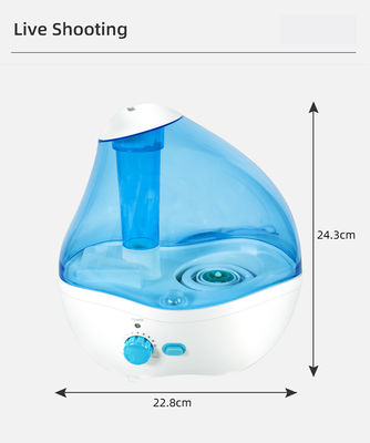 เครื่องปรับอากาศด้วยเสียงฉีด ultrasonic หุบปากเงียบ 28dB สําหรับห้องนอนและเครื่องปรับอากาศด้วยหมอกเย็น