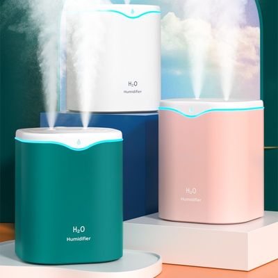 โรงแรมอารามาเทราพี USB Double Nozzle Air Humidifier สําหรับรถ สํานักงาน บ้าน น้ํามันอิทธิพล