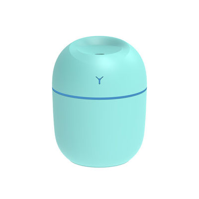 เครื่องปรับความชื้นอากาศแบบพกพาด้วยเสียงฉีด ultrasonic ขนาด 220 มิลลิตร พร้อมโคมไฟกลางคืน LED และเครื่องกระจายกลิ่น USB
