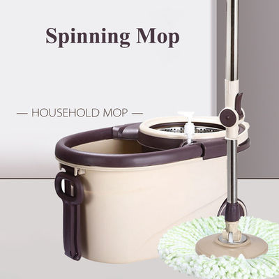 360 องศา Rotating Microfiber Spinning Mop และ Bucket Set สําหรับการทําความสะอาดที่ปรับได้