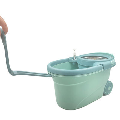 360 องศา Rotating Microfiber Spinning Mop และ Bucket Set สําหรับการทําความสะอาดที่ปรับได้