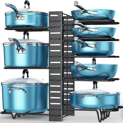 ตู้ครัวปรับปรุงกระถางและปานจัด 8 ชั้น Rack กับ 3 วิธี DIY