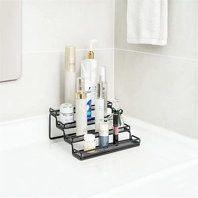 อาหารเหล็กเผา lacquer เครื่องปรุงรสชาติ Rack จัดการสําหรับตู้ 4 ระดับขั้นตอนถือชั้นวาง