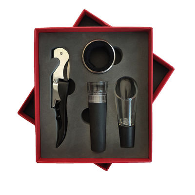 สแตนเลส เรด ซีฮอสเฮอร์ส มีดกล่องของขวัญ เครื่องมือบาร์ชนิด Corkscrew ชุดเปิดไวน์