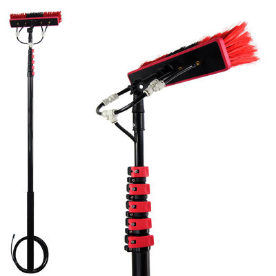 การทําความสะอาดครัวเรือน เครื่องซักหน้าต่างสีแดง พร้อมสเปรย์น้ํา x23 Brush