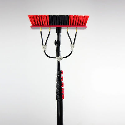 การทําความสะอาดครัวเรือน เครื่องซักหน้าต่างสีแดง พร้อมสเปรย์น้ํา x23 Brush