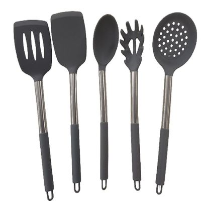 เก็บซิลิโคน ไม่ติดช้อนสําหรับการทอดปลารั่ว Spatula ครัวครัว