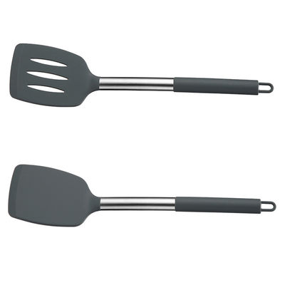เก็บซิลิโคน ไม่ติดช้อนสําหรับการทอดปลารั่ว Spatula ครัวครัว