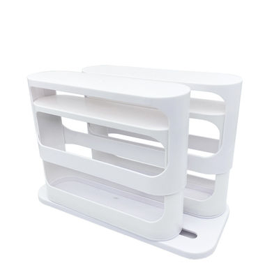 สะดวกสบาย Rotation 2 Tier Rotating Spice Rack สําหรับการเก็บกระเป๋าครัว