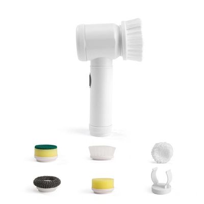 เครื่องทําความสะอาดไฟฟ้า ผ้าแปรงสีขาว 138G USB สามารถชาร์จใหม่ได้ สําหรับห้องครัว