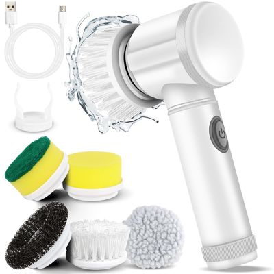 เครื่องทําความสะอาดไฟฟ้า ผ้าแปรงสีขาว 138G USB สามารถชาร์จใหม่ได้ สําหรับห้องครัว