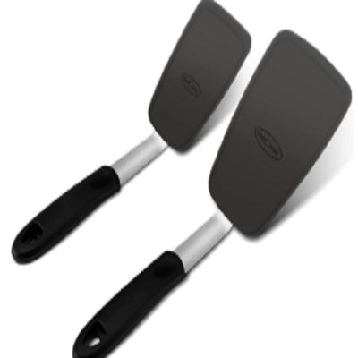 สต็อป 2 แพ็ค 600F ทนความร้อน ไม่ติด ไข่พลิก ซิลิโคน สปาตูลา 149 115G