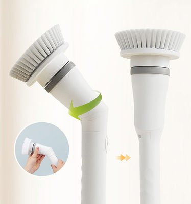 เครื่องล้างน้ําแบบสปินไฟฟ้า ที่สามารถปรับความยืดได้ และแปรงล้างสีขาวแบบไร้สาย