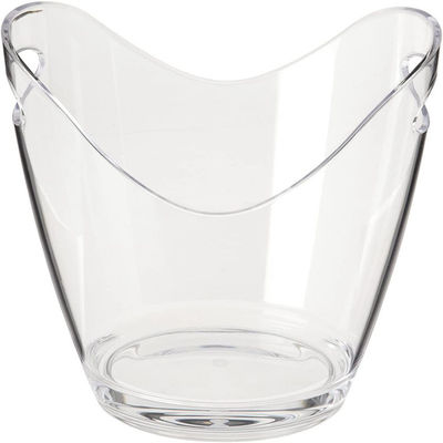 8L LED Acrylic Plastic Ice Bucket สไตล์การออกแบบที่ทันสมัยสําหรับงานปาร์ตี้บาร์
