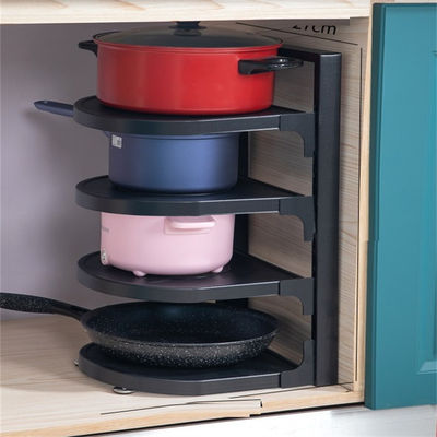 สต็อค 29*27*45cm G-ting 4 ชั้น Rack สําหรับแขวนกระทะและกระทะ