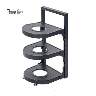 สต็อค 29*27*45cm G-ting 4 ชั้น Rack สําหรับแขวนกระทะและกระทะ
