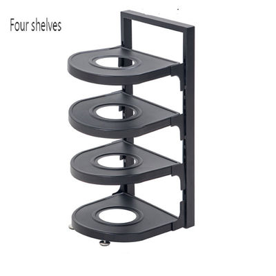 สต็อค 29*27*45cm G-ting 4 ชั้น Rack สําหรับแขวนกระทะและกระทะ