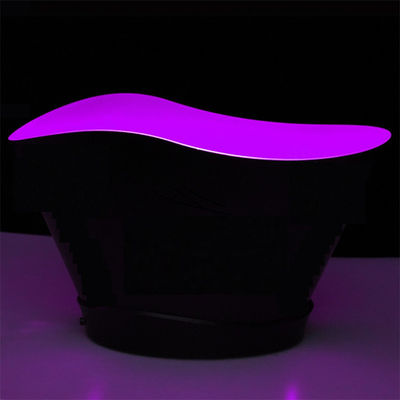 โลโก้ตามสั่ง กระปุกน้ําแข็ง 12L ไฟปาร์ตี้ ใสเบียร์ แชมเปญ LED ขวดไวน์