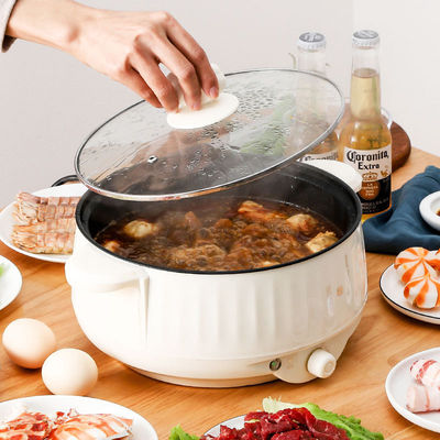 การเคลือบกันสติก บ้าน ไฟฟ้า Skillet โปรโมชั่นไฮโปตไฟฟ้าพกพาสําหรับครัวเรือน
