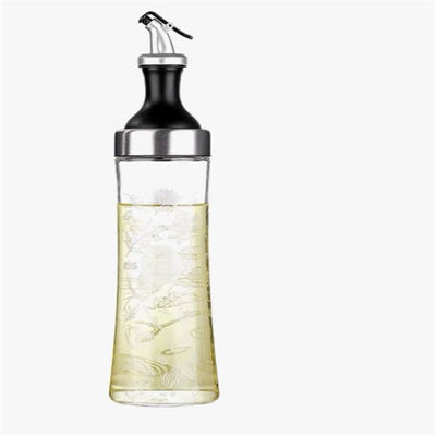 ครัวเรือนสูง Borosilicate กระจกน้ํามันชุดกับสปายโค้งและการควบคุมน้ํามันการวัด