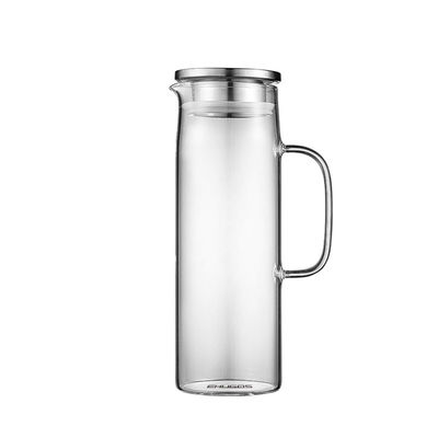 เครื่องลดน้ําผสมสําหรับครัวเรือนที่มีกระจก borosilicate สูงหนาและฝาเหล็กไร้ขัด
