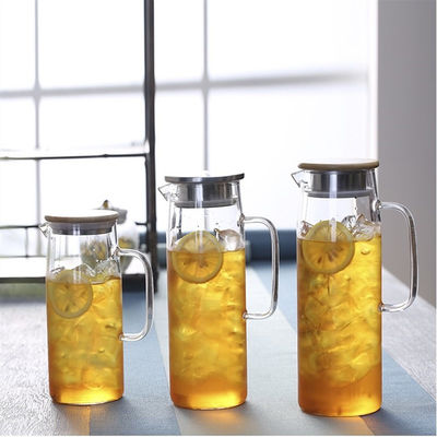 เครื่องลดน้ําผสมสําหรับครัวเรือนที่มีกระจก borosilicate สูงหนาและฝาเหล็กไร้ขัด
