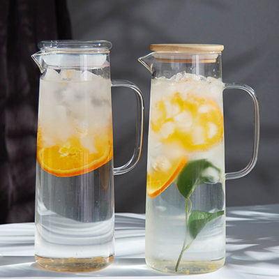 เครื่องลดน้ําผสมสําหรับครัวเรือนที่มีกระจก borosilicate สูงหนาและฝาเหล็กไร้ขัด