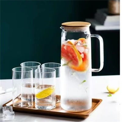 เครื่องลดน้ําผสมสําหรับครัวเรือนที่มีกระจก borosilicate สูงหนาและฝาเหล็กไร้ขัด