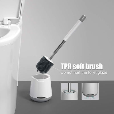 TPR รอบ พลาสติก การทําความสะอาด Brush ที่ถือแปรงห้องน้ํา สําหรับความสะอาดห้องน้ําที่ดีกว่า