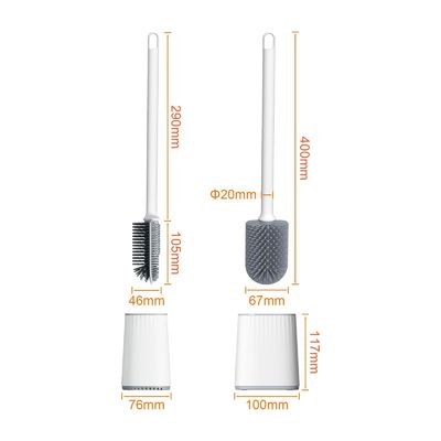 TPR รอบ พลาสติก การทําความสะอาด Brush ที่ถือแปรงห้องน้ํา สําหรับความสะอาดห้องน้ําที่ดีกว่า