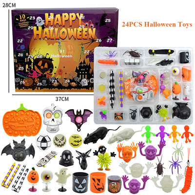 การ์ตูน Fidget Squishy Toy 18 ชิ้น 24 ชิ้น Blind Box ของเล่นฮาโลวีน