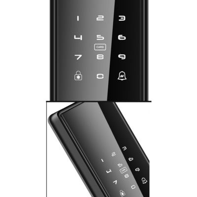 การรักษาความปลอดภัยภายนอกมือจับประตูดิจิทัลด้วย Tuya Ttlock และการจดจําลายนิ้วมือ