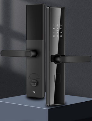 การรักษาความปลอดภัยภายนอกมือจับประตูดิจิทัลด้วย Tuya Ttlock และการจดจําลายนิ้วมือ