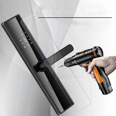 การรักษาความปลอดภัยภายนอกมือจับประตูดิจิทัลด้วย Tuya Ttlock และการจดจําลายนิ้วมือ