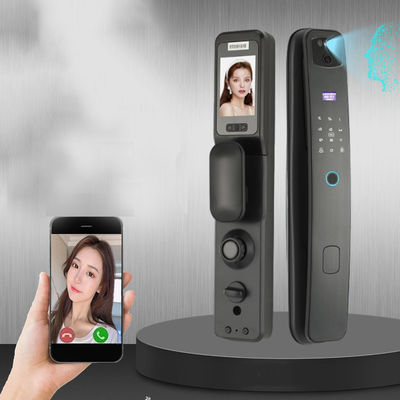 ปิดประตูด้วย Tuya APP ป้องกันน้ําล็อคริมไฟฟ้าและลายนิ้วมือ