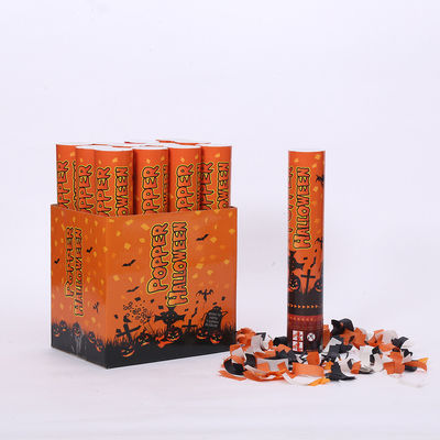 พาร์ตี้สีฟ้า Popper Confetti Cannon สําหรับงานฉลองปี รูปแบบตามสั่ง