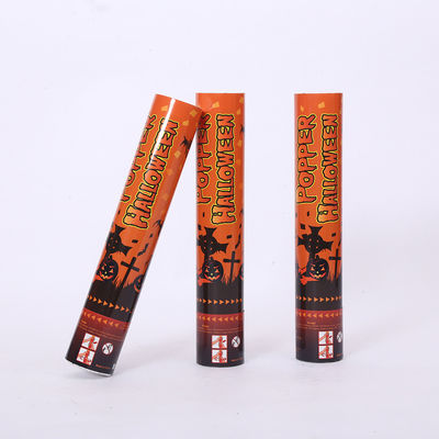 พาร์ตี้สีฟ้า Popper Confetti Cannon สําหรับงานฉลองปี รูปแบบตามสั่ง