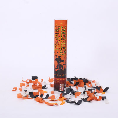 พาร์ตี้สีฟ้า Popper Confetti Cannon สําหรับงานฉลองปี รูปแบบตามสั่ง