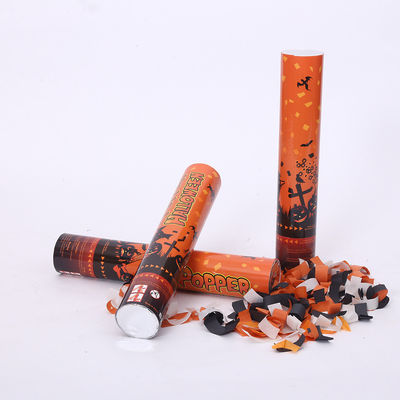 พาร์ตี้สีฟ้า Popper Confetti Cannon สําหรับงานฉลองปี รูปแบบตามสั่ง