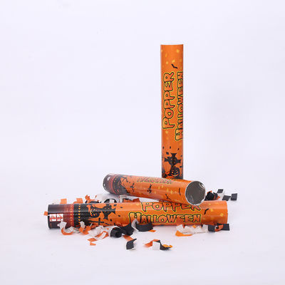 พาร์ตี้สีฟ้า Popper Confetti Cannon สําหรับงานฉลองปี รูปแบบตามสั่ง