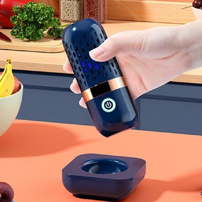 ร้านอาหาร เครื่องทําความสะอาดผัก รูปทรงแคปซูล เครื่องทําความสะอาดอาหาร USB สําหรับผลไม้และผักขนาดเล็ก