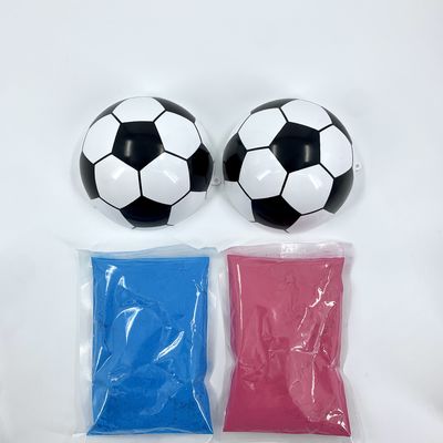 เพศเปิดเผยสรรพสินค้า Confetti Powder Filler 14*14*14cm ฟุตบอลสําหรับงานฉลองเด็ก