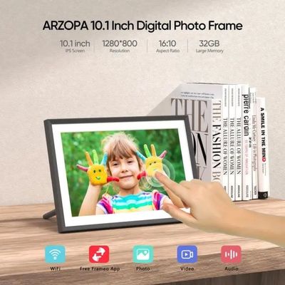 จําหน่ายจํานวนมาก 10 นิ้ว 16 กรัม WiFi LCD Cloud Video Download Frameo กรอบรูปภาพดิจิตอล