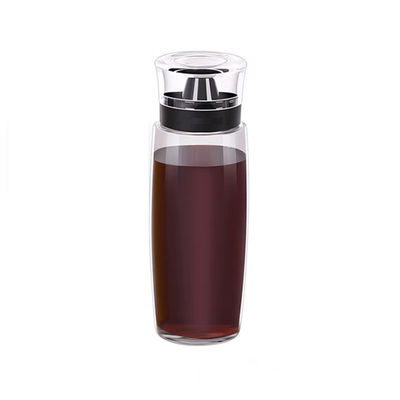 เครื่องฉีดน้ํามันแก้ว เครื่องฉีดมะนาว กระป๋องน้ําตาล 280ml 9.5oz กับปั๊มวัดขนาด