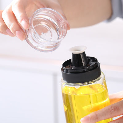 เครื่องฉีดน้ํามันแก้ว เครื่องฉีดมะนาว กระป๋องน้ําตาล 280ml 9.5oz กับปั๊มวัดขนาด